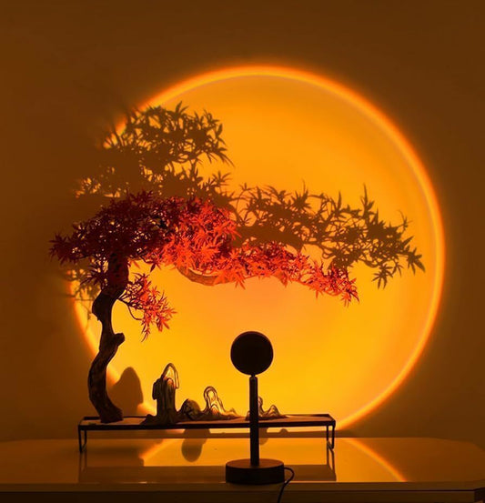 Lampara proyectora de atardeceres